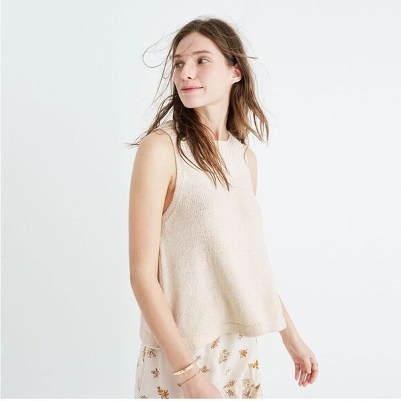 super cute  y2k EUC Women’s Madewell Sunsetter Sweater Tank-S - Picture 1 of 7